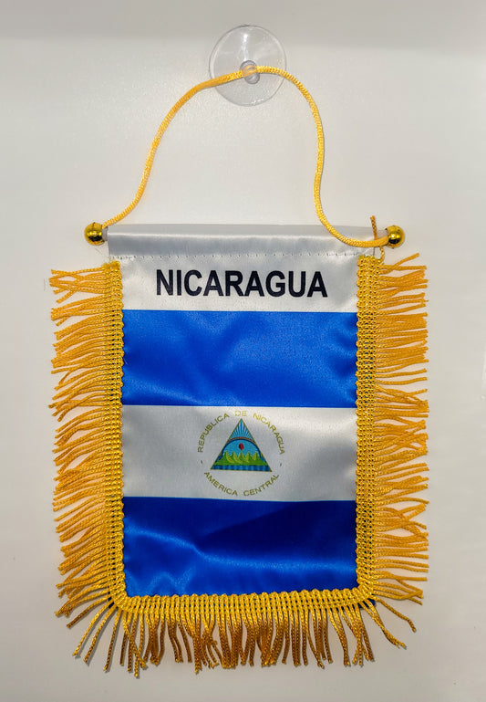 Bandera de Nicaragua para el Carro.